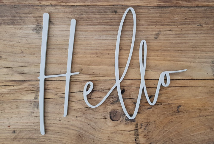 Mini Hello Wall Sign