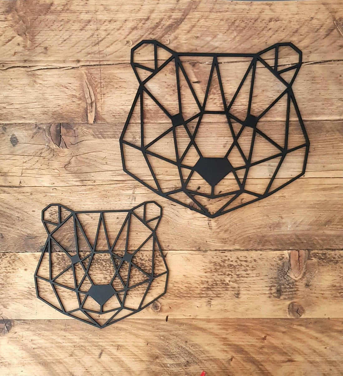 Cute Geometric Bear for Nursery or Bedroom