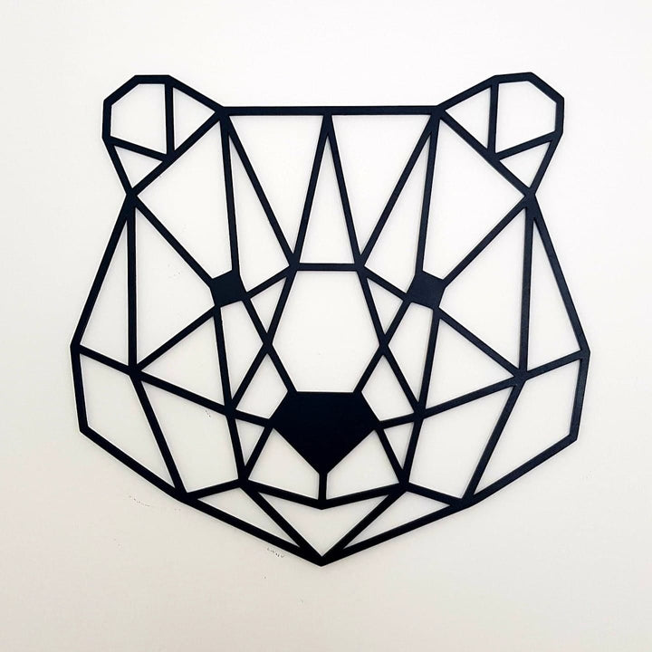 Cute Geometric Bear for Nursery or Bedroom