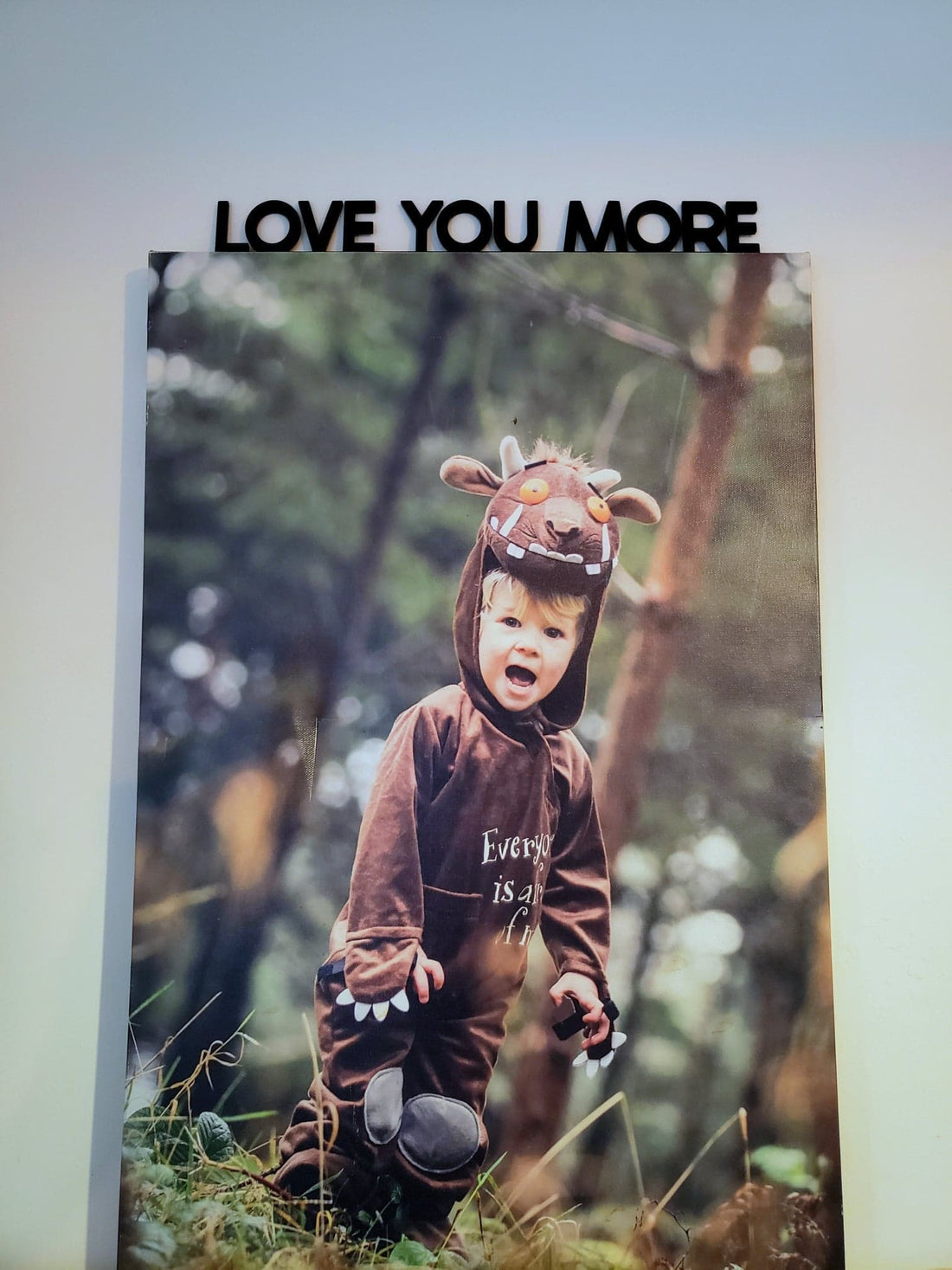 LOVE YOU MORE Little Hippo Door Topper Sign