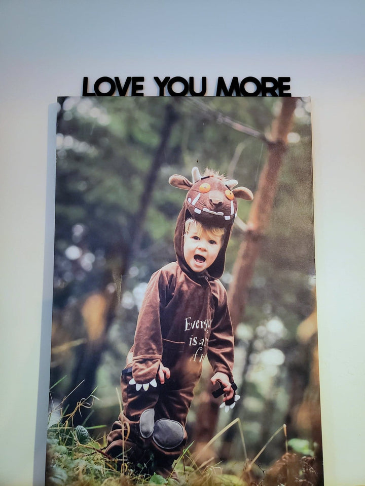 LOVE YOU MORE Little Hippo Door Topper Sign